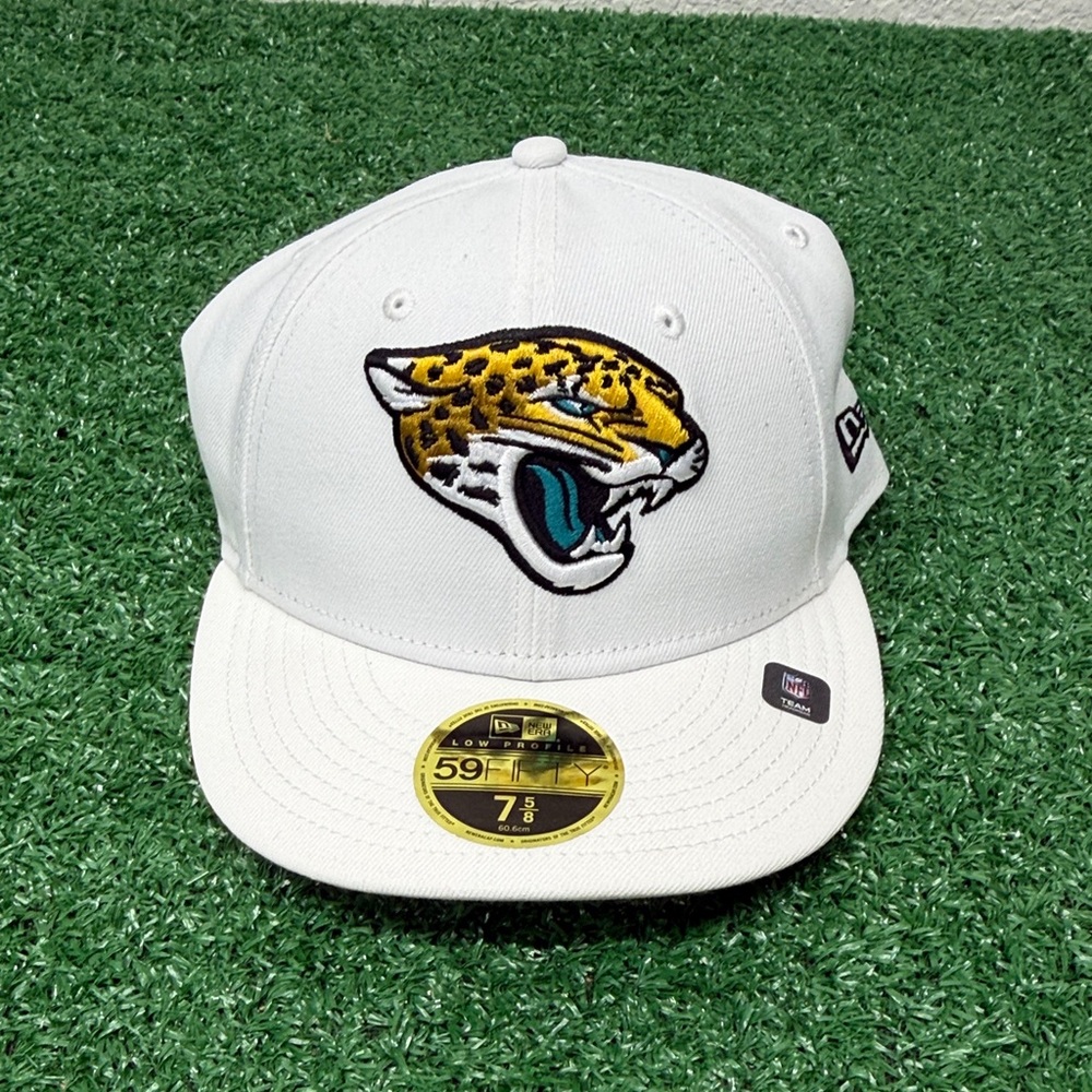 New Era 59Fifty Jacksonville Jaguars Fitted Hat. Size 7 5/8 NWT